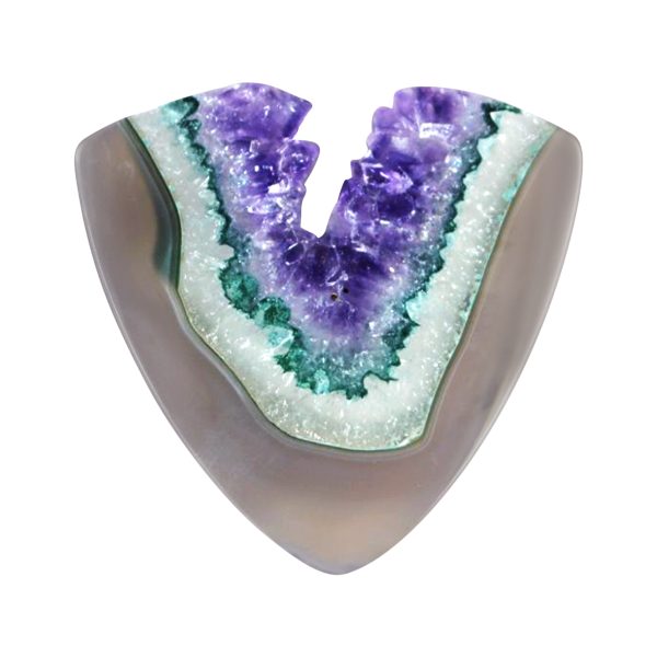 Amethyst Agate Cabochon