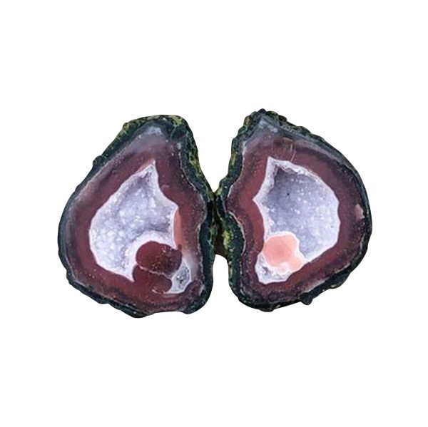 Tabasco Geode Pair Cabochon