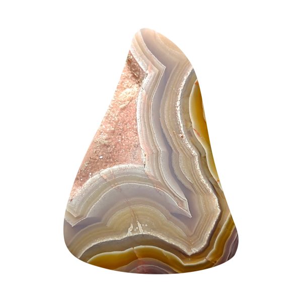 Agua Nueva Agate w/Druzy Cabochon