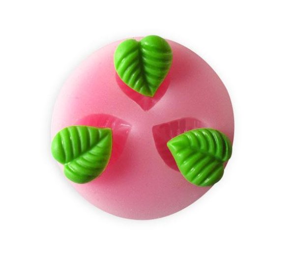 Tiny Triple Leaf Mold – Delicate Detail in Miniature