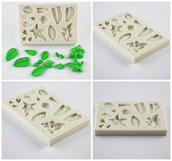 Mixed Leaf Mold – Variety of Leaf Shapes in One Set - Image 3